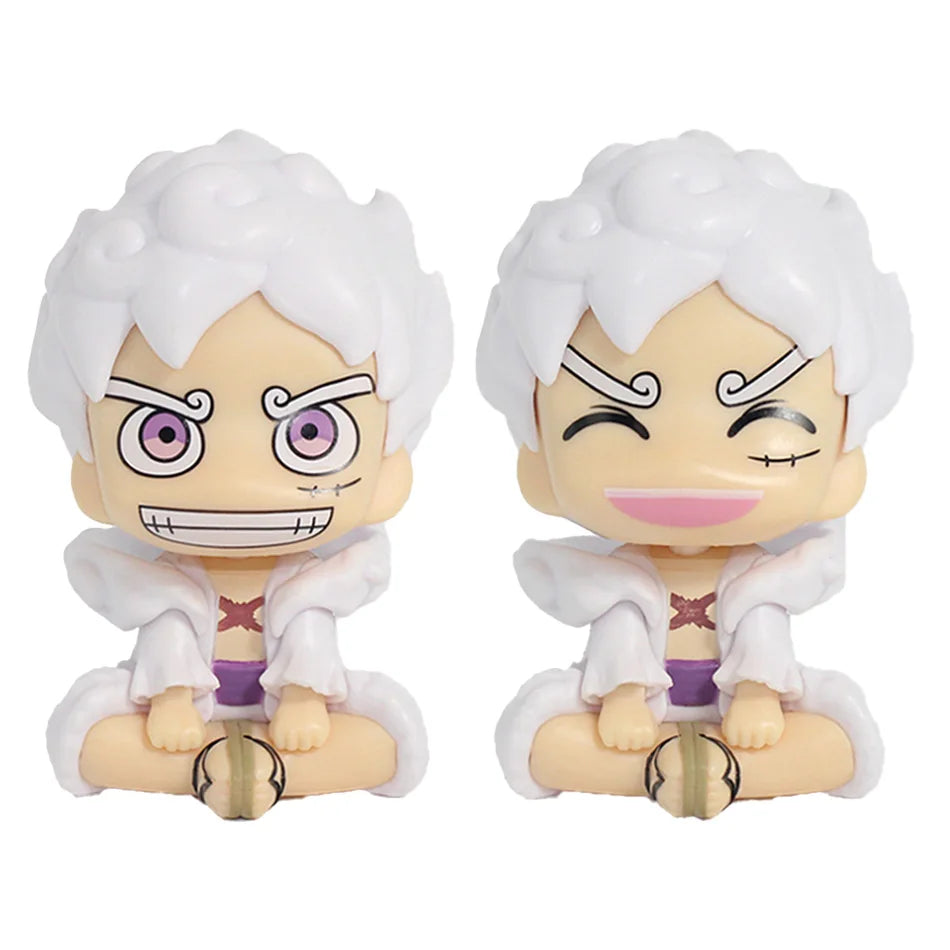 Hot Anime Figure Look Up Gear 5 Monkey D. Luffy Action Figure Q Version Luffy Figurine PVC Collection Model Doll Toy