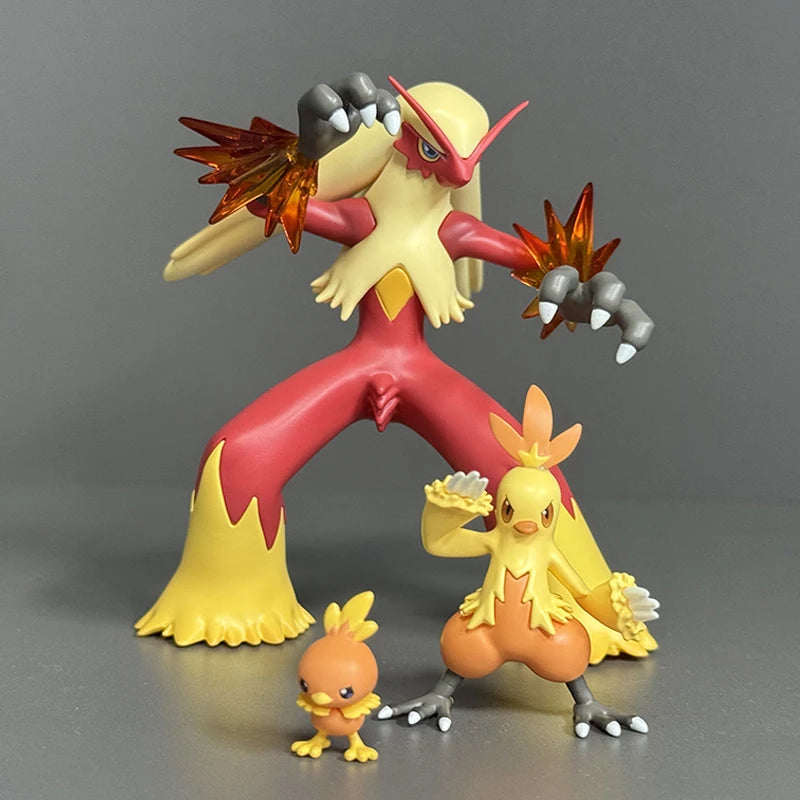 Bkm Small Anime Game Surroundings Fire Chis Evolution Up Collectible Figures Static Model Toys For Adult Fans