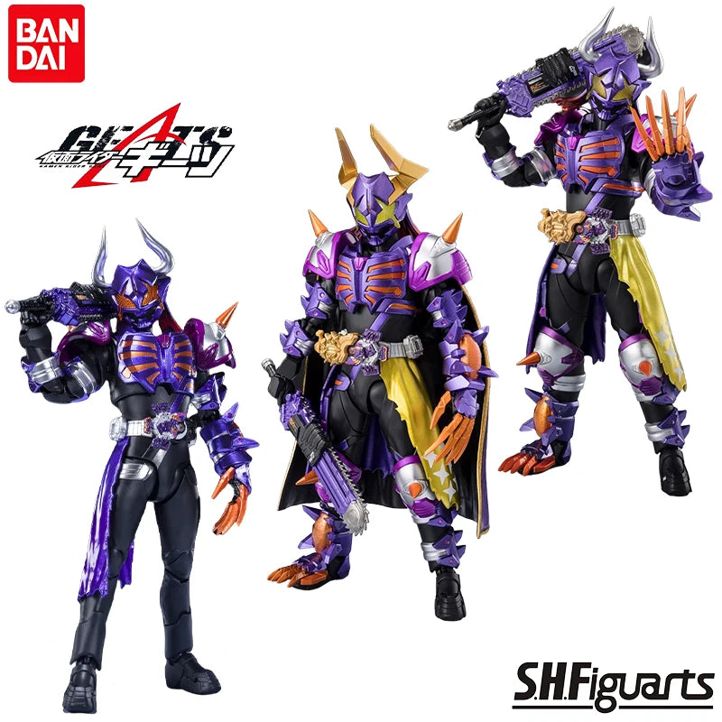 Bandai Genuine S.H.Figuarts KAMEN RIDER GEATS Anime Figure Kamen Rider Buffa Action Toys Kids Christmas Gift Collectible Model