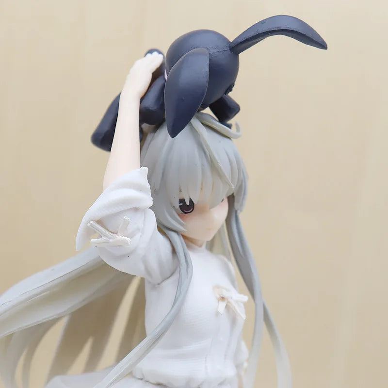 Japanese Anime Yosuga No Sora Anime Figures Kasugano Sora Kawaii Girl White Dress Standing 20cm PVC Collection Model Toys Gifts