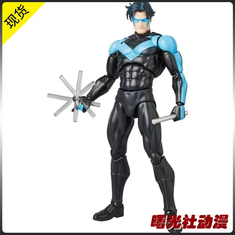 MAFEX Hush Nightwing Articulated Action Figure Comic Color Version Reissue Collectible Model In Stock