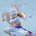 Bandai Banpresto Hochwertige Modellfigur Ornamente Schwinghände und Fäuste Nika Luffy Modellpuppe Anime Action Trendy Spielgeschenk