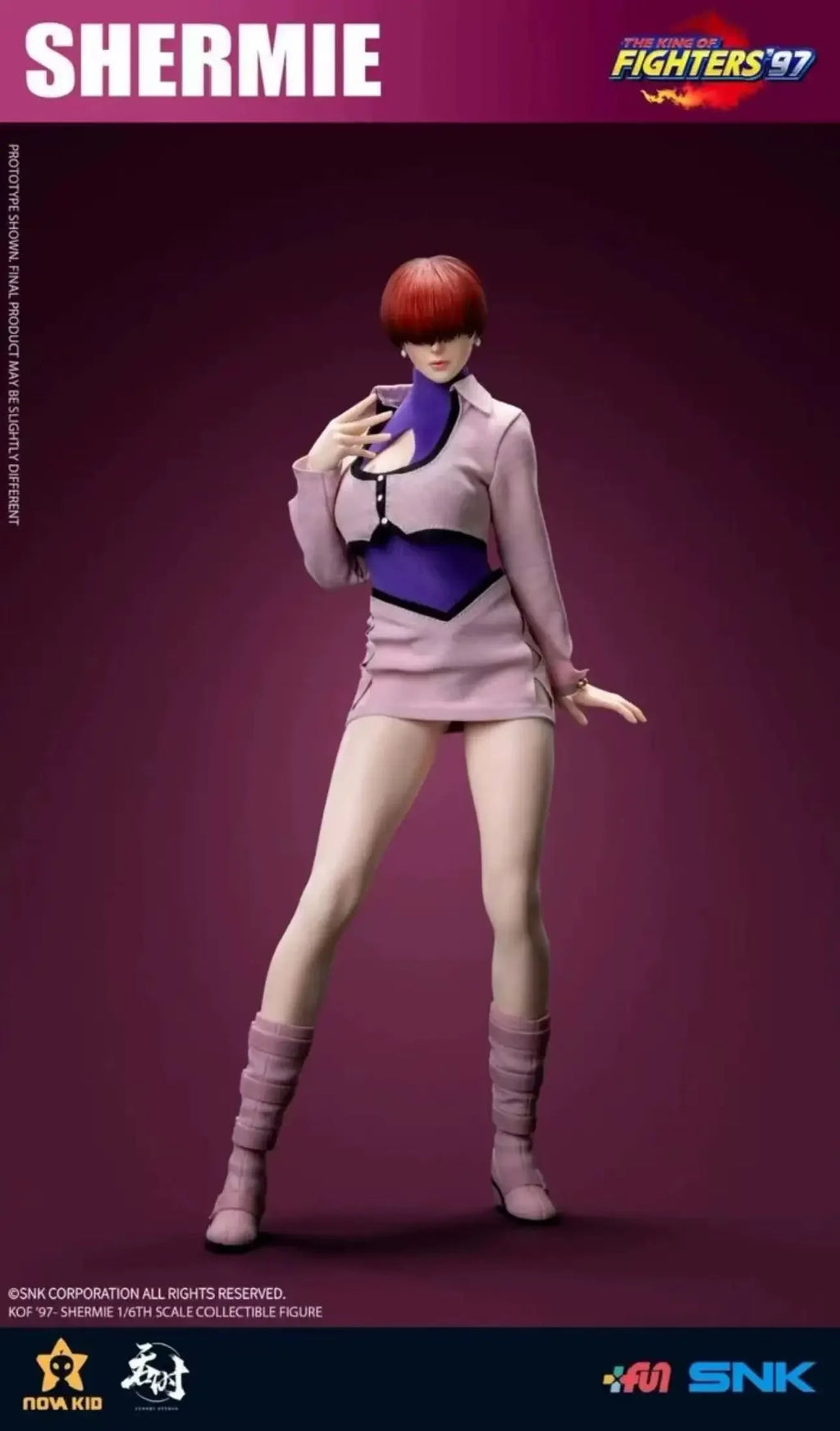 TUNSHI King of Fighters 97 Shirmi SHERMIE 1/6 Moving Common Doll SNK