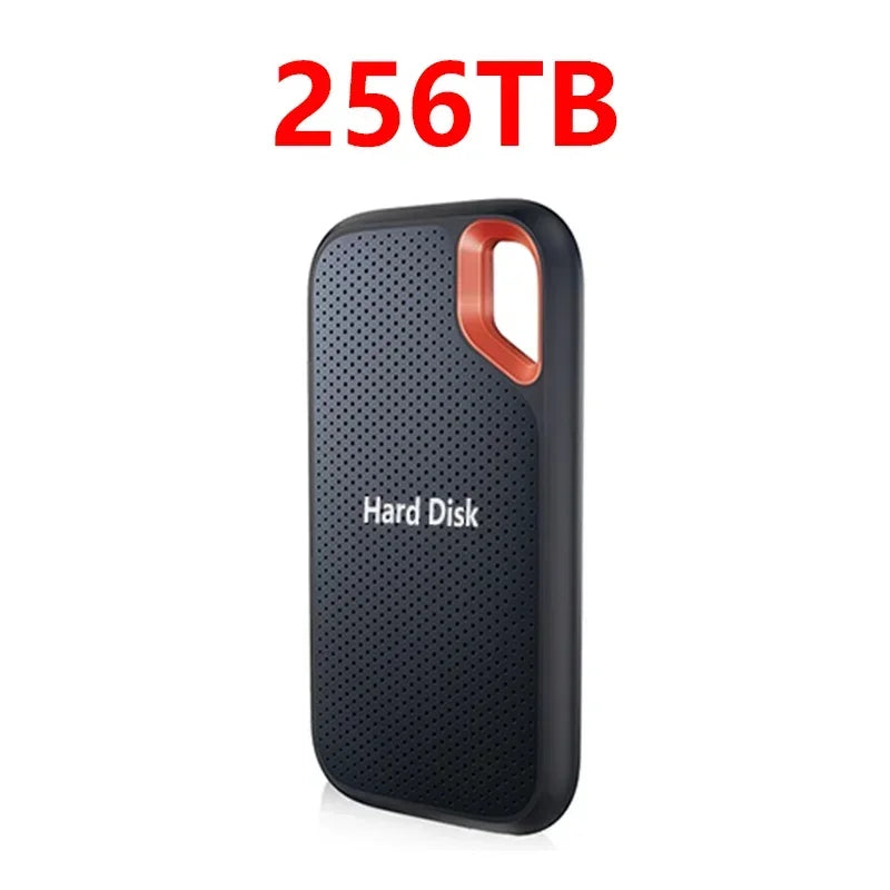 128TB Large Capacity External Hard Drive Type-C SSD 1TB/2TB High-speed Solid-state Drive Storage Device For Desktop/PC/Mac/Phone