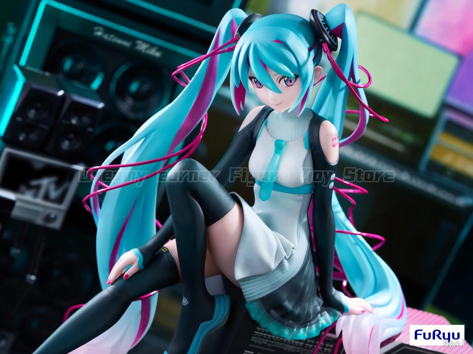 【In Stock】Original F:NEX Piapro Characters Hatsune Miku MTV 1/7 Scale Figure Model Gift Toy