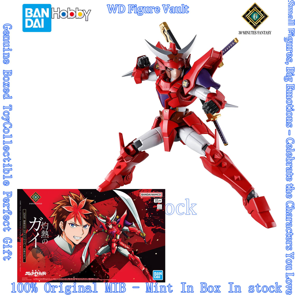 In stock BANDAI 30MF Samurai Trooper Blazing Armor Assembly Model Kit 30 Minutes Fantasy Collectible Anime Figure In Stock