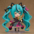 Q Version Hatsune Miku Black Lucky Cat Version Action Figure Anime Collectible Model Trendy Toy Desktop Ornament Surprise Gift
