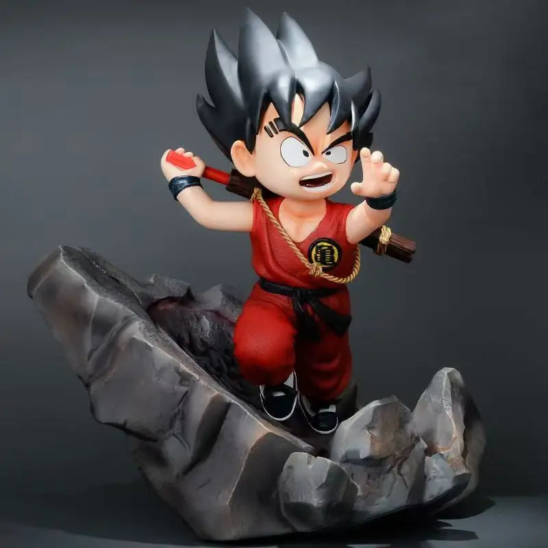 48cm New Dragon Ball Anime Figure Son Goku Peripheral PVC Model Scene Statue Desktop Decoration Ornaments Birthday Gifts Toys