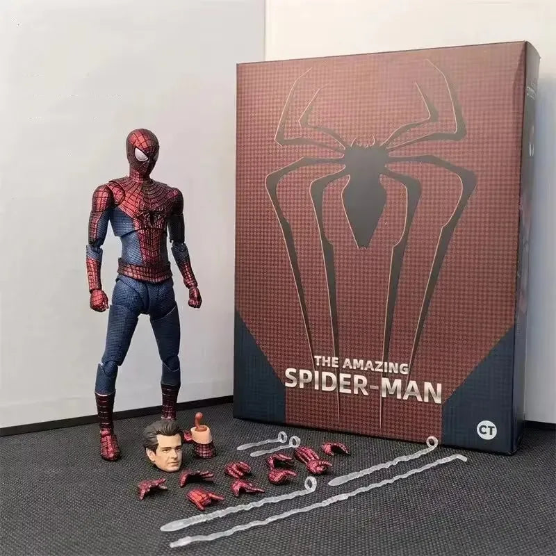 Нова фигурка на Спайдърмен от Ct Toys Mafex 001 - Питър Паркър, невероятният Спайдърмен, аниме фигурка, персонализирана колекционерска играчка
