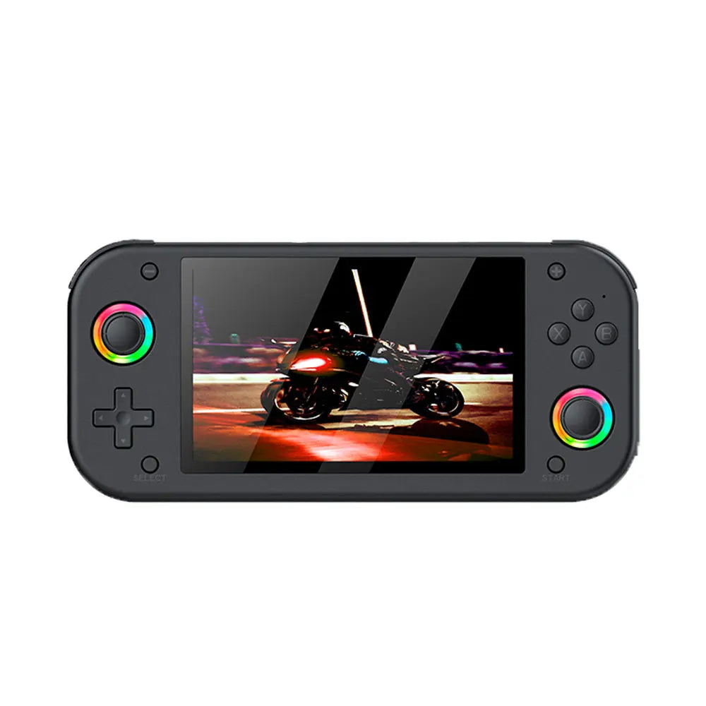 M26 Open Source 256G Handheld Video Game Console with 5.0 Inch IPS Screen 3000mAh Linux System Portable Pocket Player Games