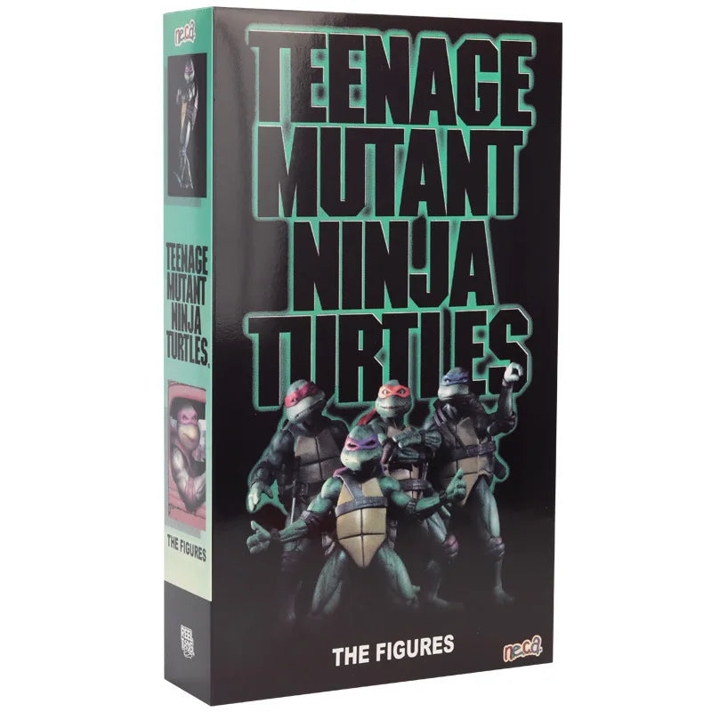 NECA 4pcs Teenage Mutant Ninja Turtles Action Figure TMNT Edition Movable Movies Model Turtle Ninja Anime Kids For Toy Doll Gift