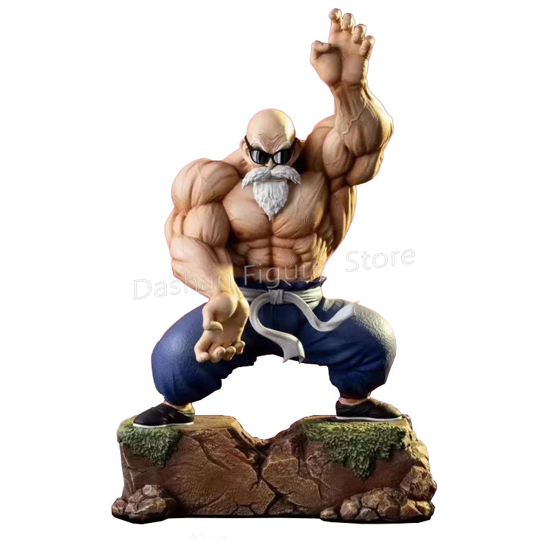 24cm Anime Dragon Ball Master Roshi Figures Broli Action Figure Statue Collection GK Broly Kame Sennin Figurine Model Toys Gifts