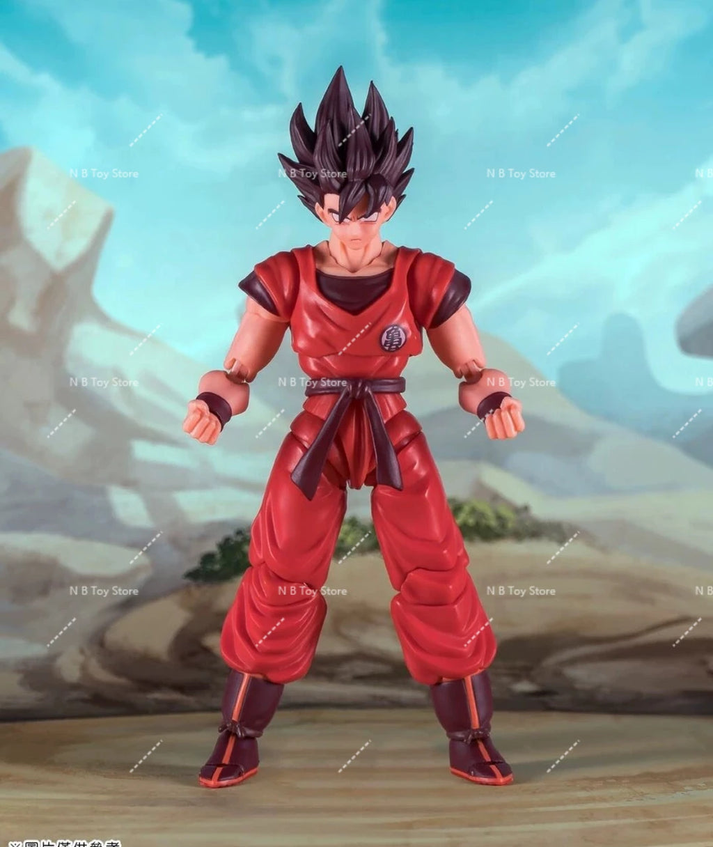 In Stock DF Demoniacal Fit Dragon Ball SHF Son Goku Kaio Ken 16000 Power Level Anime Action Figures Model Toys Collector