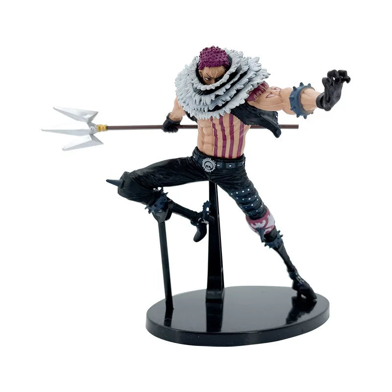 15cm Anime One Piece Figure Charlotte Katakuri King of Artist  PVC Model Toys Collection Desktop Decoration Kids Gi