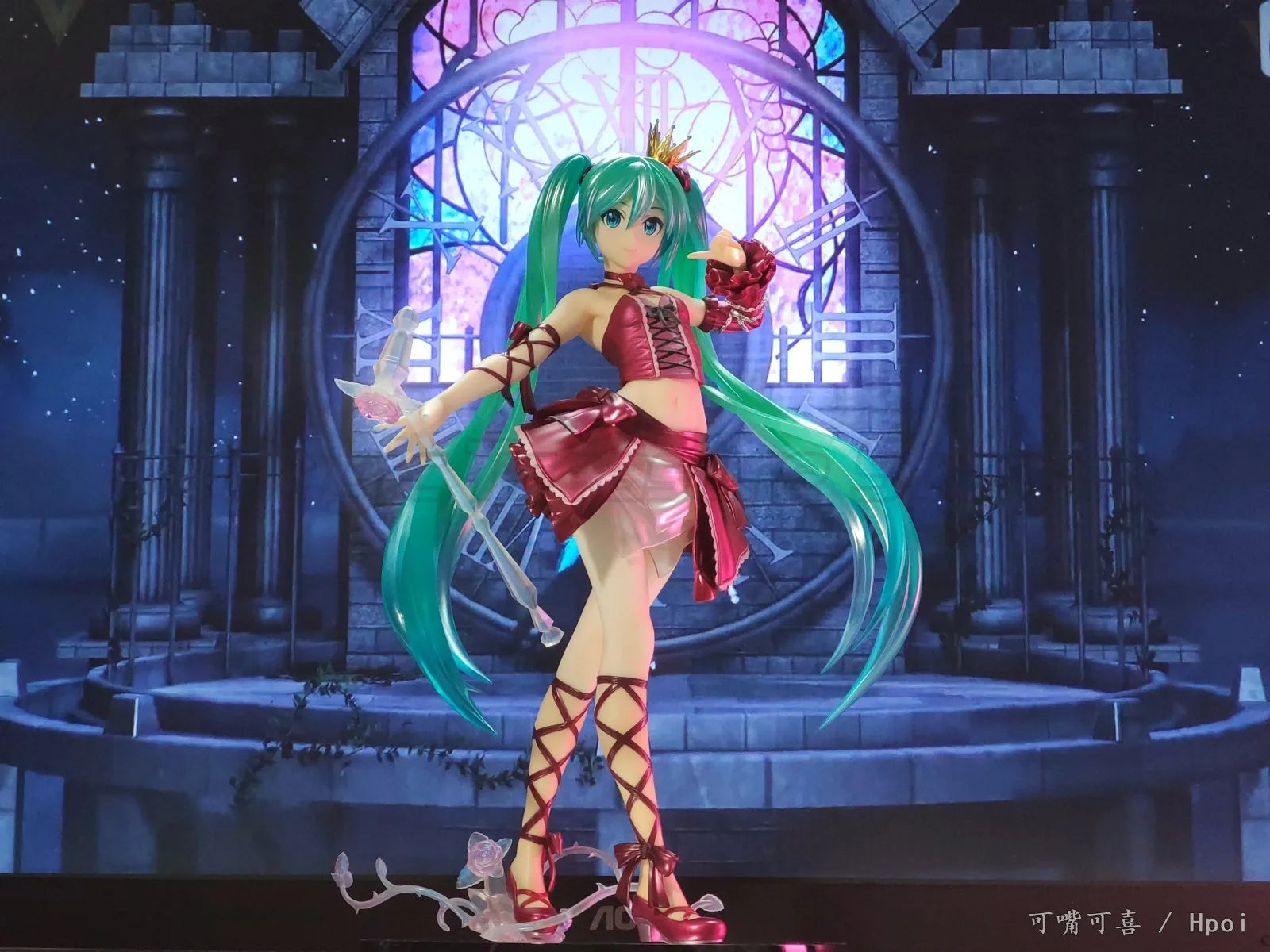【MT】Original Max Factory VOCALOID Hatsune Miku Project DIVA DIVA- 2nd Burgundy Dress Ver 1/7 Scale Figure Toy Collection Model