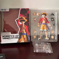 Monkey D. Luffy Figur, White Nika Luffy SHFiguarts Luffy SHF Figur, bewegliche Gelenke, Sammlermodell, Spielzeug, Geburtstagsgeschenk