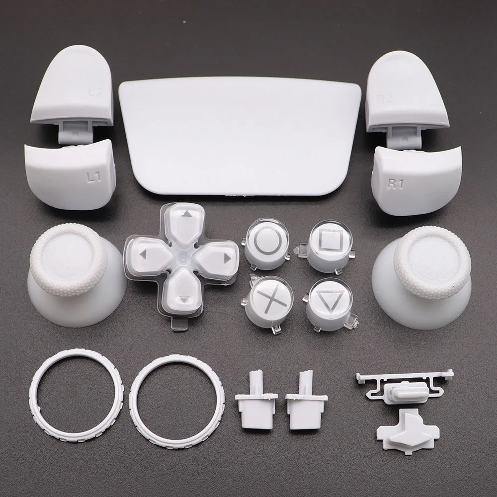 Ersatztasten-Set D-Pad L1 R1 L2 R2 Trigger-Taste Schlüssel-Akzentring für PS5 V3 3.0 BDM-030 Controller