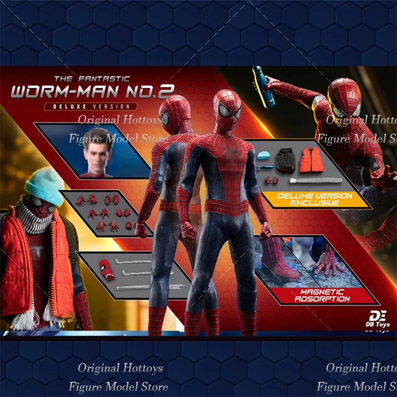 DB Toys X 6in Studio 1/12 Scale Male Soldier Extraordinary Spider Hero Standard/Deluxe Edition Full Set 6'' Action Figure Doll