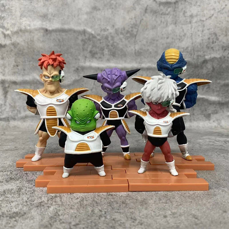 Anime Dragon Ball Z Figure Ginyu Force Figures Ginyu Recoom Jeice Burter Guldo Gk Action Figurine Pvc Models Statue Kid Toy Gift