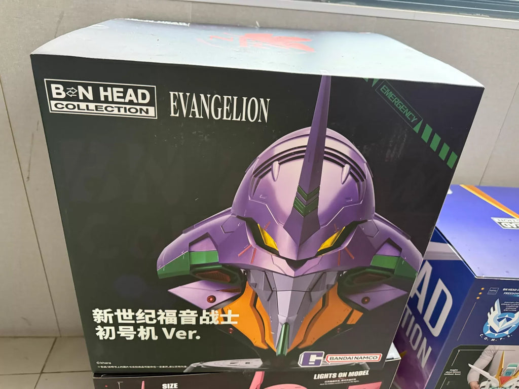 【In Stock】BANDAI BN HEAD EVANGELION-01 Collection Neon Genesis Evangelion Unit-01 Ver. Action Figure Anime Doll Collectibles
