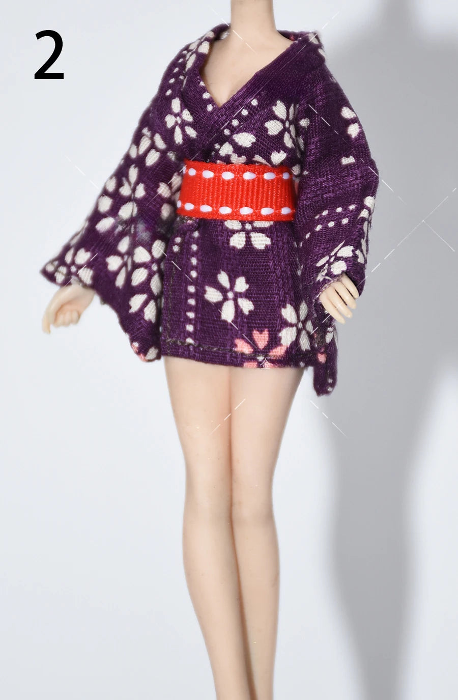 1/12 Scale Female Soldier Short Japanese Printing Kimono Dress Clothes Model for 12" Tbleague Phicen Body Accessories