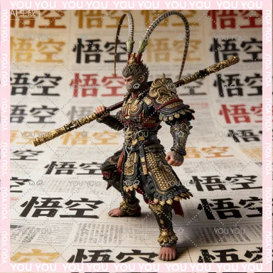 【In Stock】Original in Stock Queen Studios 015 INART QS 1/6 Wukong Monkey King Set Black Myth Action Figure Boy Collection Gift