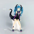 14cm Cute Miku Dragon Maid Anime Action Figure Girl Little Devil Sitting Noodle Stopper Model Toys Child PVC Doll Boxed
