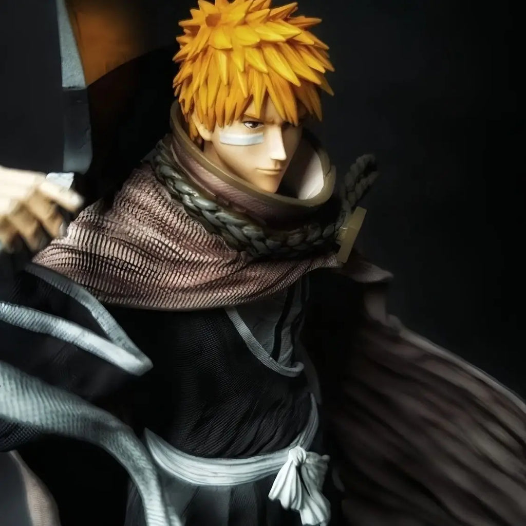 32CM Japanese Anime BLEACH Figure GK Kurosaki Ichigo Byakuya PVC Action Figure Toy Game BLEACH Collectible Model Doll toys Gifts