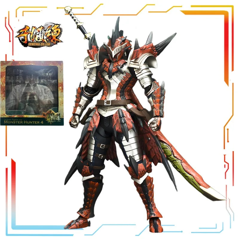 Thousand Value Practice Original Finished Movable Doll Series Monster Hunter Anime Action Figure Model Toys Model Gifts for Boys