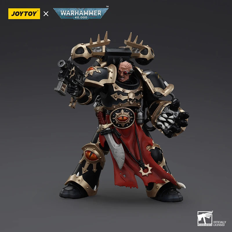 JOYTOY Warhammer 40K 1/18 Chaos Space Marines Black Legion Chosen Action Figure Model Toys For Collection Gifts