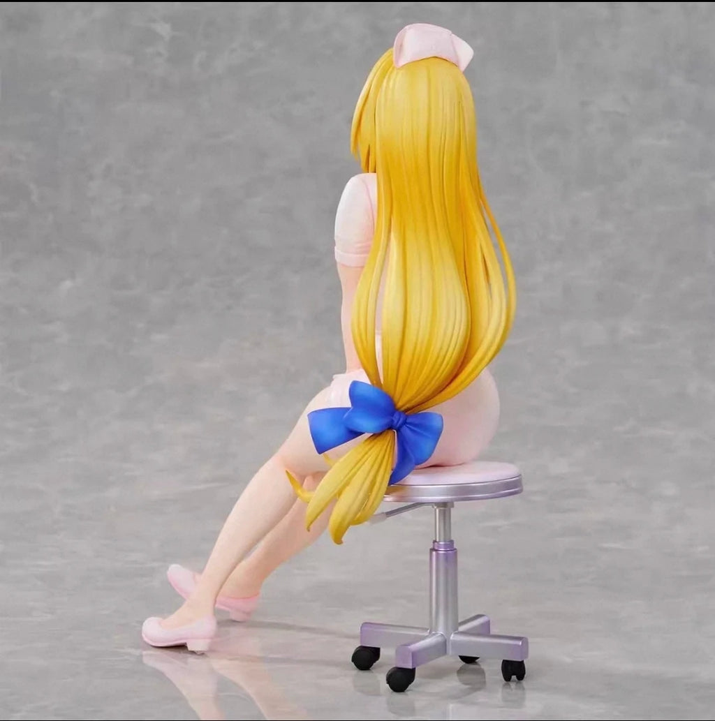 In Stock Original UnionCreative To Love-Ru Darkness Tearju Lunatique Nurse Series Animation Figure Collection Model Toys