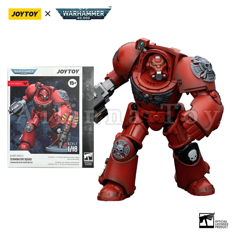 JOYTOY 1/18 Action Figure 40K Blood Angels Terminator Squad Anime Military Model