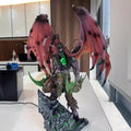 Налична 35 см World of Warcraft Demon Hunter Illidan екшън фигурка висококачествен модел играчка национална версия колекционерски артикул