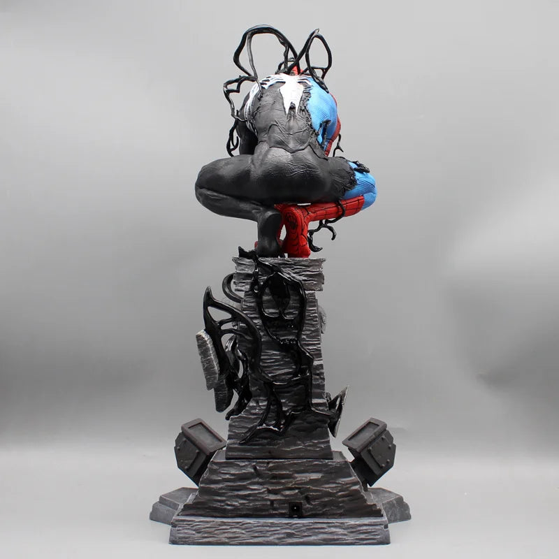 Piderman Venom Symbiote Figur Spider Man Figuren Venom Figur PVC Desktop Dekoration Statue Modell Puppe Spielzeug Weihnachtsgeschenke