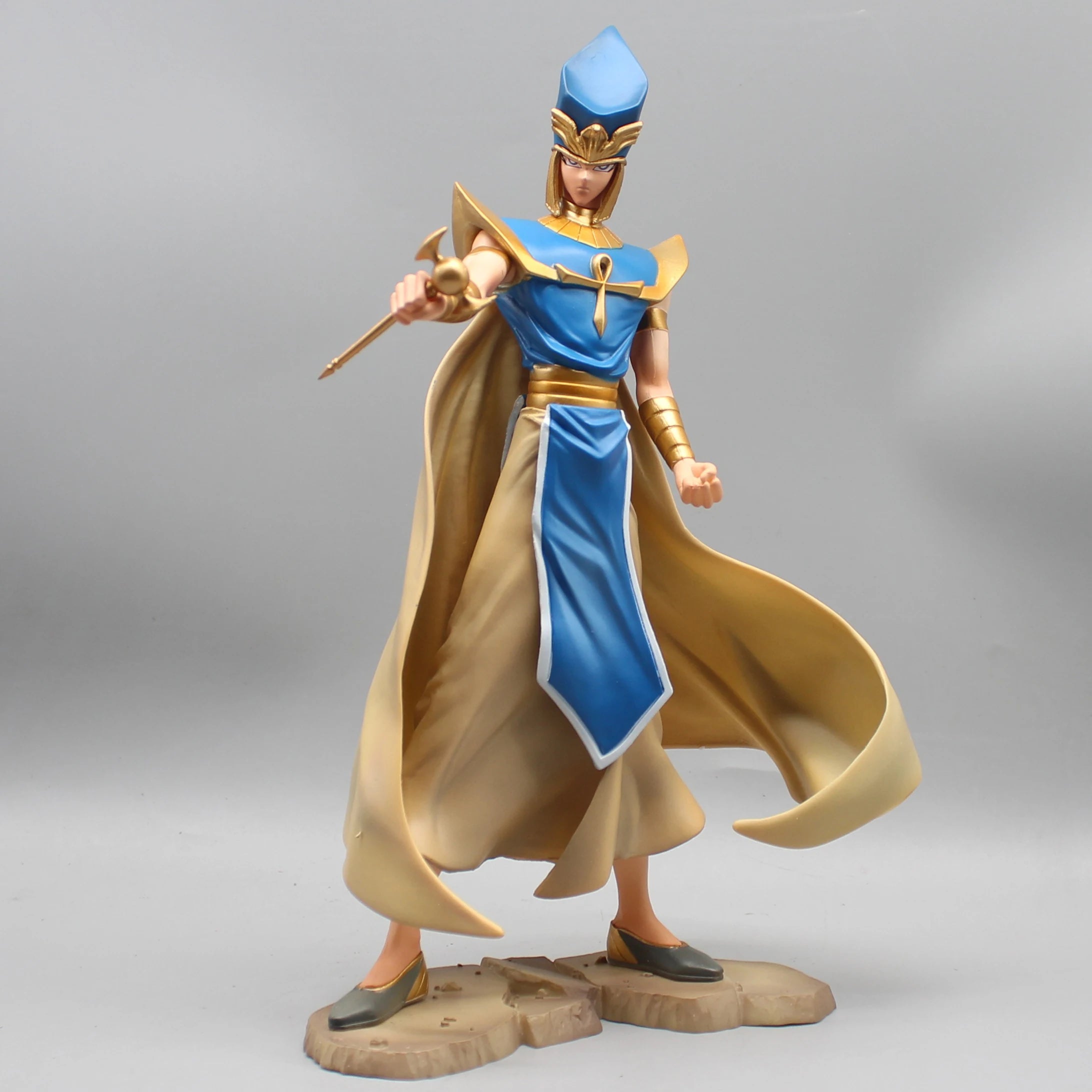29,5 cm Yu-Gi-Oh! Duel Monsters Pharao Seto Seto Kaiba Anime Figur Modell Statue Sammlung Desktop Dekoration Ornament Spielzeug Geschenk