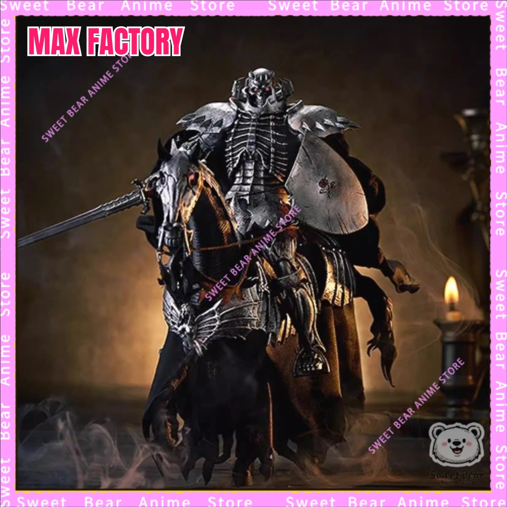 In Stock MAX FACTORY Figma Berserk Skull Knight Action Figure Anime Model Trendy Toys Desktop Doll Collectibles