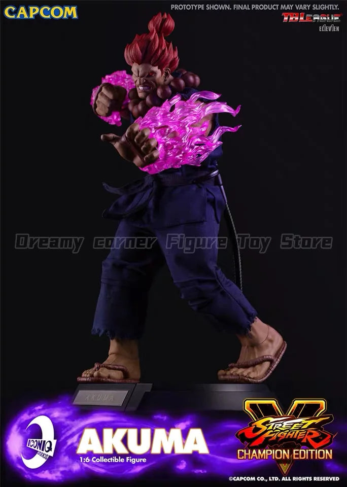 【In Stock】ICONIQ STUDIO Street Fighter AKUMA 1/6 Action Figure Toys Gifts Ornaments