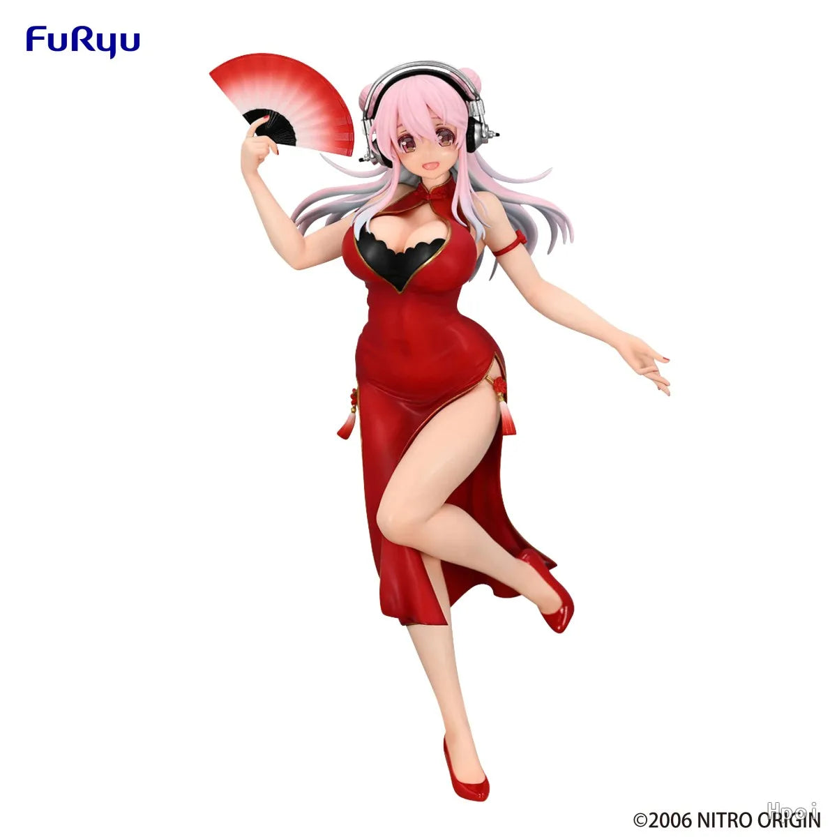 In Stock Original FURYU Super Sonico Trio-Try-iT Toy Doll-cheongsam Style Anime Doll Hand Figures Model Toy Gift Ornament