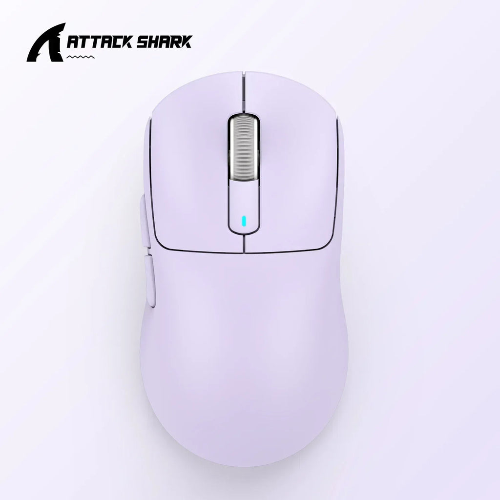 X3  PixArt PAW3395 Bluetooth Mouse 2.4G Tri-Mode Connection, 26000dpi, 650IPS, 49g Lightweight Macro Gaming Mouse