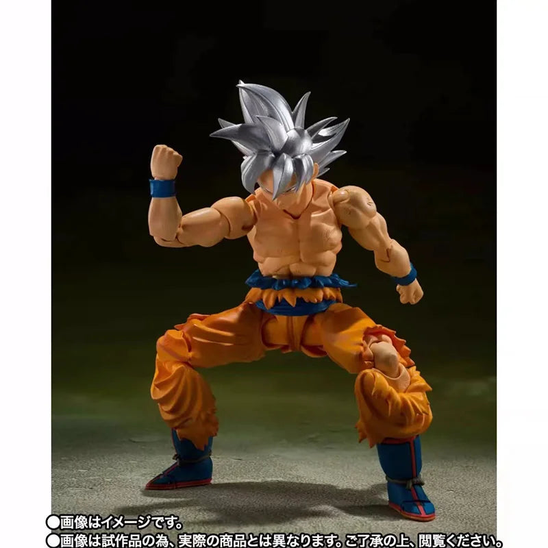 In Stock Original Bandai S.H.Figuarts SHF Dragon Ball Z Son Goku Ultra Instinct Toyotaro Edition VJ30TH Anime Model Toys
