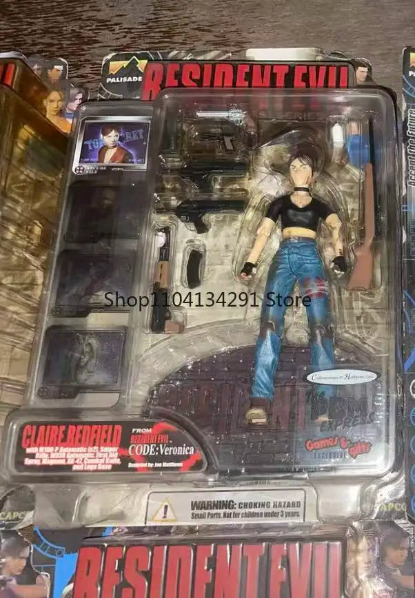 Original  Resident Evil Jill Foster Fly Skin Leather Jacket Tyrant Limited Edition Rare Collectible Figure Gift