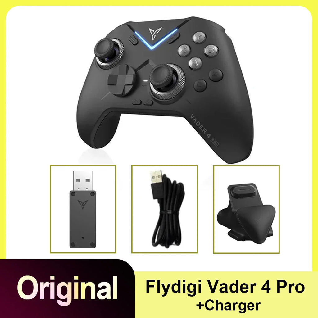 Flydigi Vader 4 Pro Gaming Controller With Hall Rocker Athletic Vibrate Trigger Switch 1000Hz Gamepad For Mobile Switch TV PC