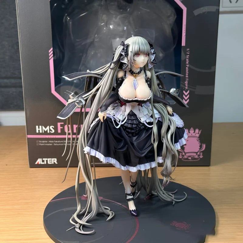 Azur Lane Formidable Maid Bild PVC-Actionfigur Anime-Spiel-Peripheriefigur Sammlerstück Schreibtischdekoration Weihnachtsgeschenk