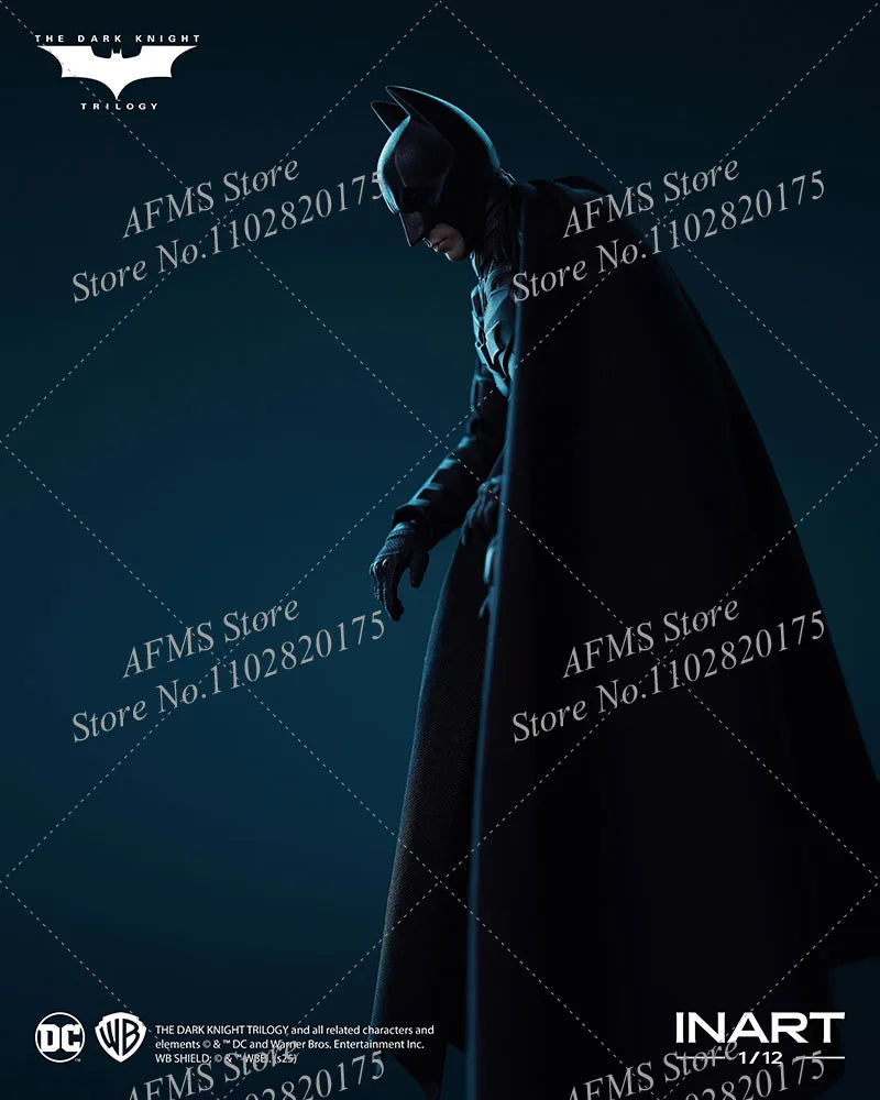 INART 1/12 Men Soldier Bat Hero Christian Bale The Dark Knight Rises Eternal Fight Hero 6Inch Action Figure Model Collection