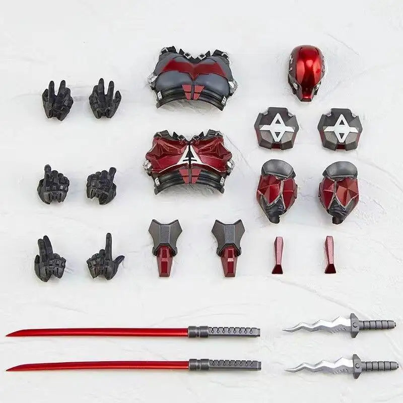 Yamaguchi Style Articulated Batman Arkham Knight Red Hood Action Figure Collectible Model With Replaceable Accessories For Adult