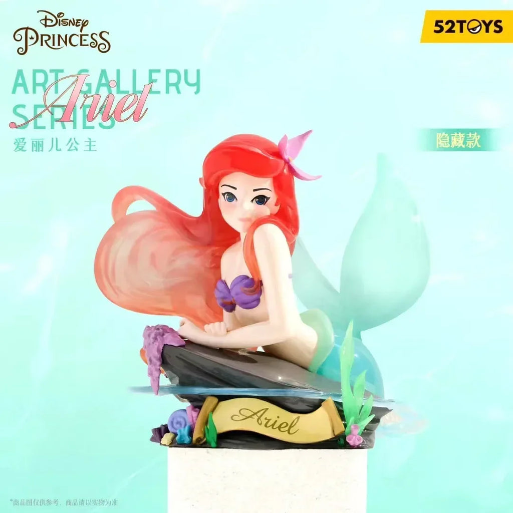 Disney Princess Art Bust Series Anime Action Figures Art Gallery Collection Decoration Statue Desk Ornament Toys Birthday Gift