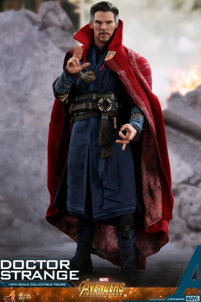 Original Hot Toys Doctor Strange Actin Figure 1/6 The Avengers Dr. Strange Figurine Ht MMS484 Bc Doctor Stranges Collection Toys