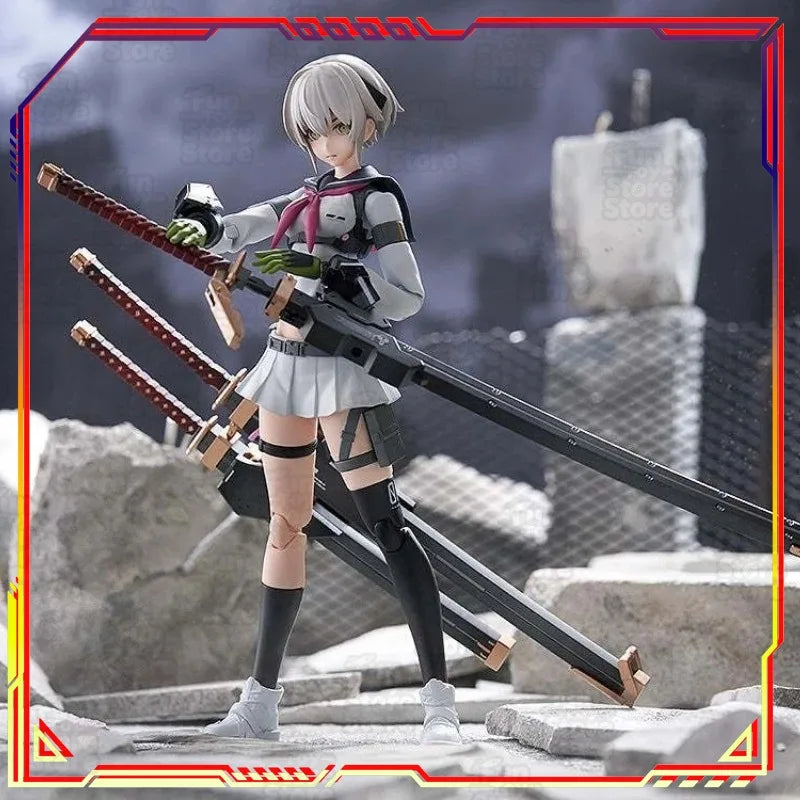 Romankey PLAMAX HH-02 Heavily Armed High School Girl Anime Action Figure Assembly Toy Collectible Model Official Licensed