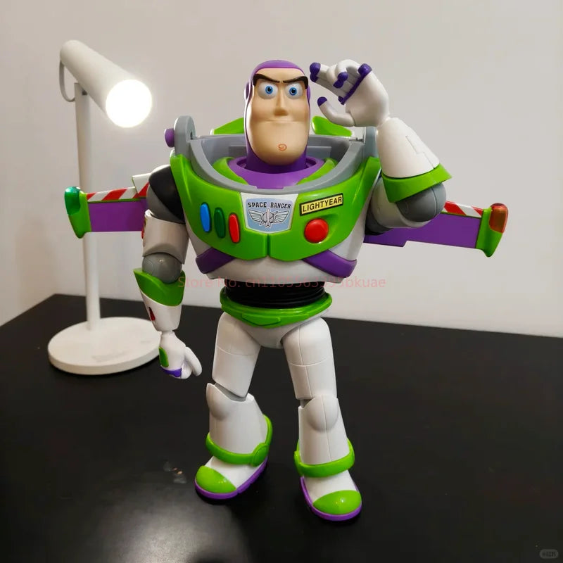 In Stock Disney Toy Story Buzz Lightyear Action Figure 17 Joints Movable Collectible Assembled Model Toys Ornament Birthday Gift