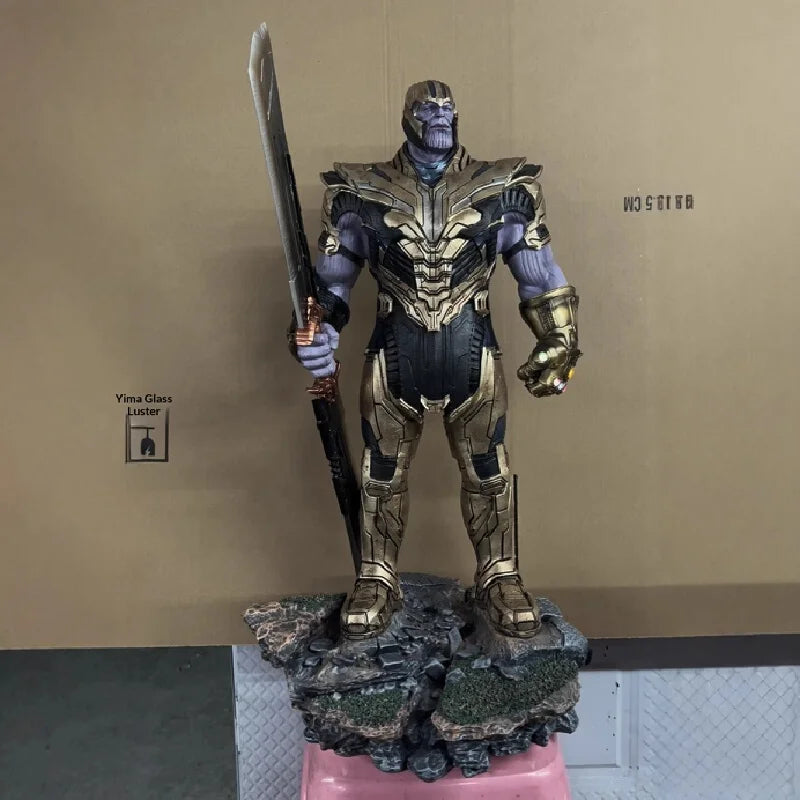 Avengers Gk Standing Thanos Resin Statue Figure Desktop Ornament Art Collectible